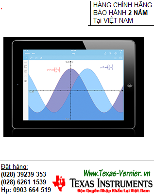 Phần mềm TI-Nspire™ CAS App for iPad® sử dụng cho iPad| CÒN HÀNG-ĐẶT HÀNG TRƯỚC